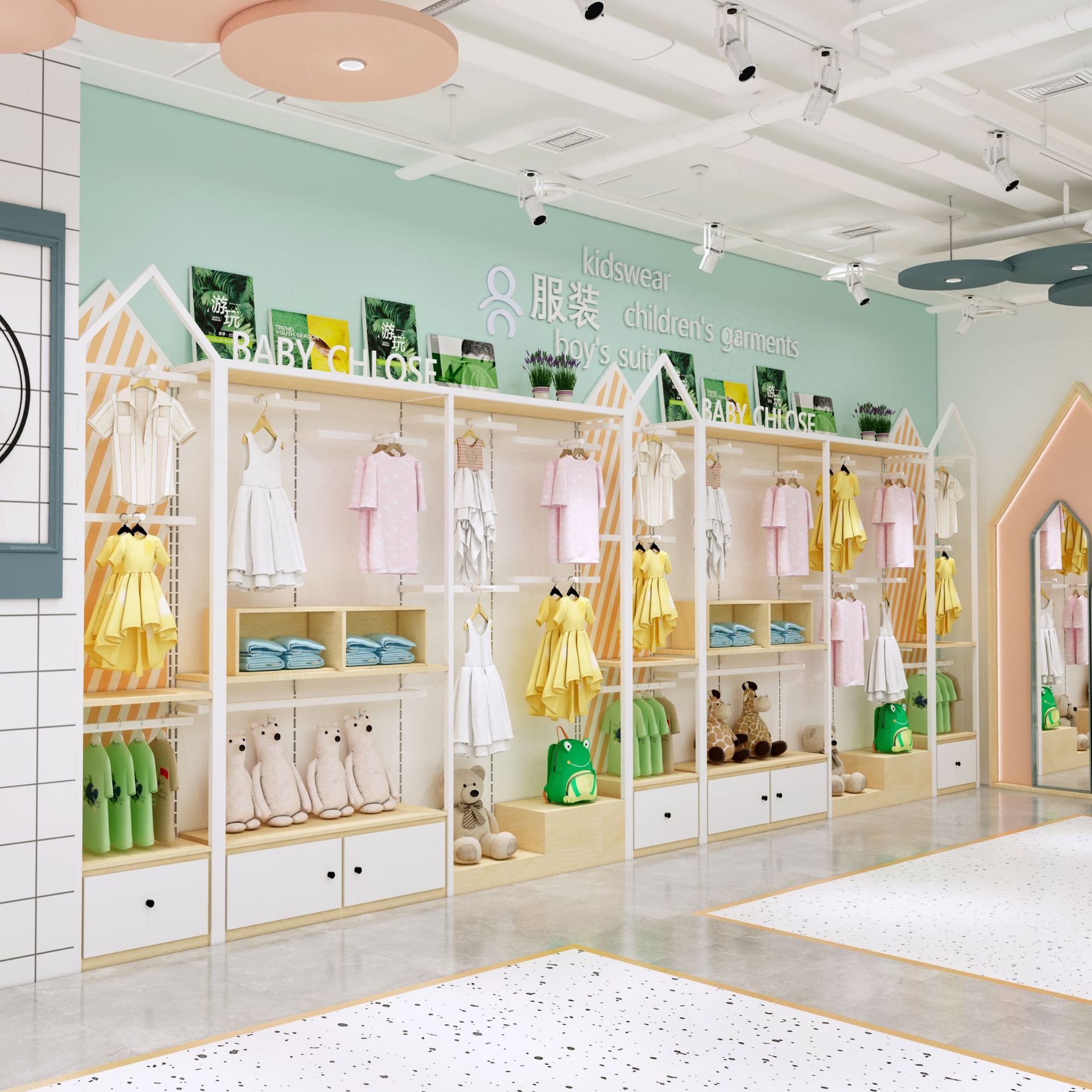 母婴店货架展示架孕婴奶粉用品钢木单面靠背置物陈列架组合