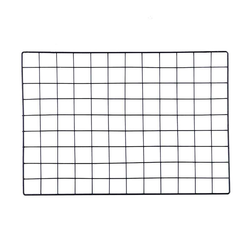 Photo Wall Square Black Barbed Wire Iron Mesh Photo Display Rack Simple Decoration Rack Decoration Website