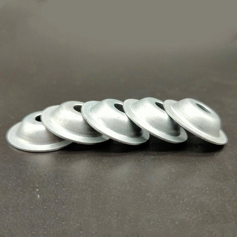 碗型垫圈凹穴垫片铁镀锌介子套筒平垫m6m8m10m12mm喇叭垫草帽垫片