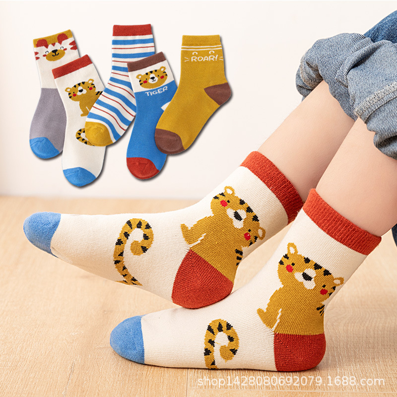 Summer Children's Mesh Boat Socks Baby Mid-Calf Socks Wholesale Boys' Floor Socks Spring and Autumn Girls' Baby Socks Children's Socks