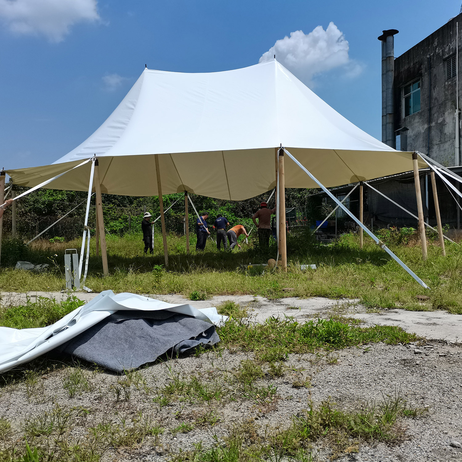 0成交0平方米铝合金支架野外 canvans sail10x15m 沙滩帐篷亚马逊 来