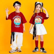 六一儿童街舞演出服幼儿园啦啦队国潮嘻哈表演服小学生运动会服装