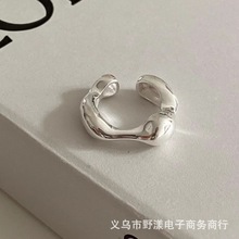 韩国ins设计师款不规则高级感戒指精致开口男女极简个性时髦精致