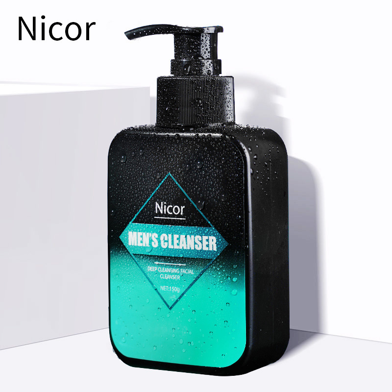 nicor男士洗面奶深层清洁补水保湿温和滋润干燥肌肤洁面乳可代发