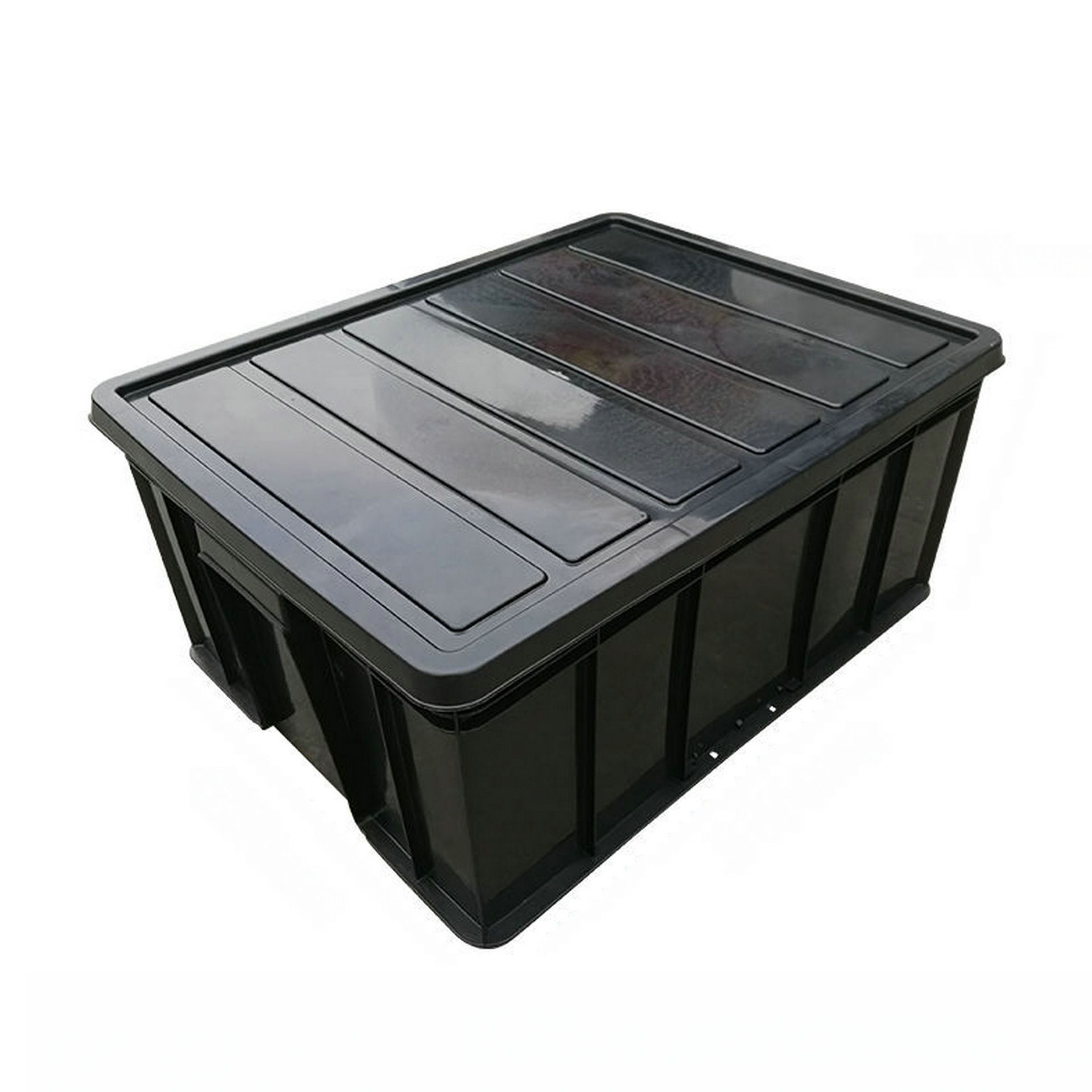 带盖防静电周转箱塑胶框防静电塑料周转筐带刀卡包装周转箱