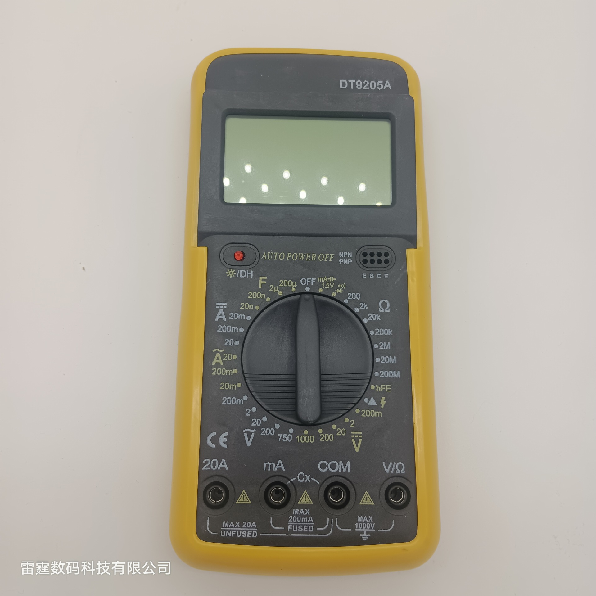 Dt9205a Multimeter High Precision Digital Display Electrical Instrument Pointer Multi-Function Digital Multimeter Digital Display