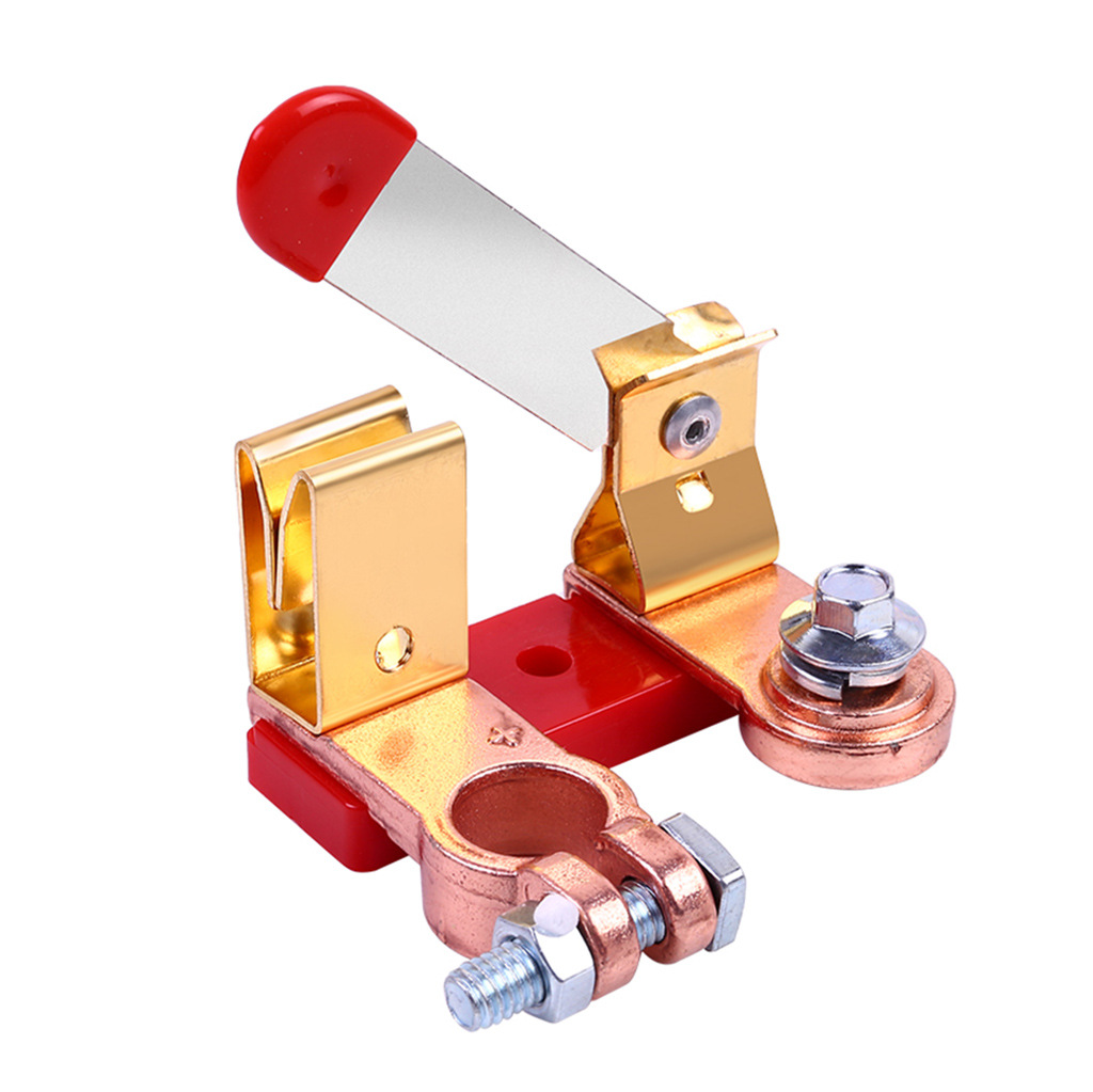 游艇房车电源黄铜闸刀开关汽车电瓶断电开关汽车电瓶改装开关