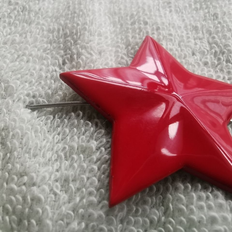 六五式红帽徽红领章三点红65式领章帽徽五角星帽徽怀旧收藏其他