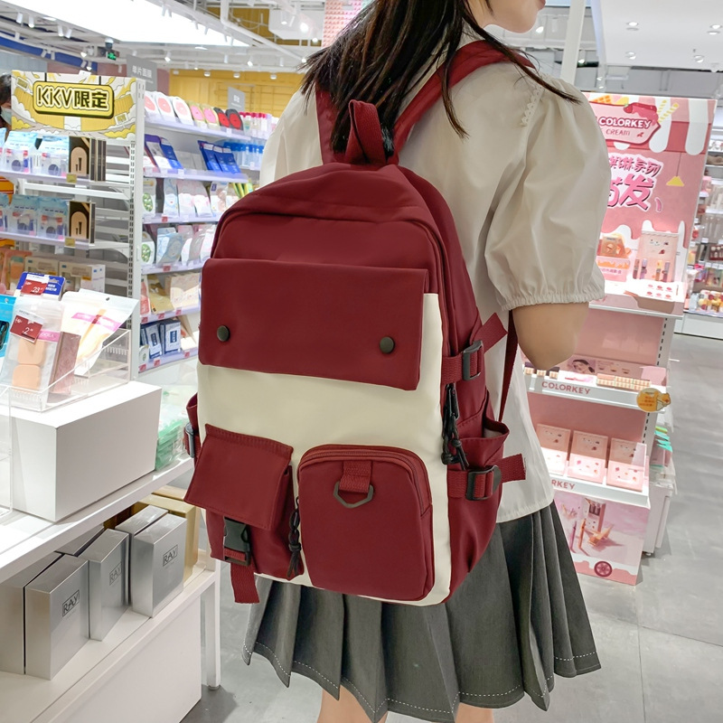 New Female Xiaoqing New High School Student Junior High School Backpack Ins Style Japanese Backpack