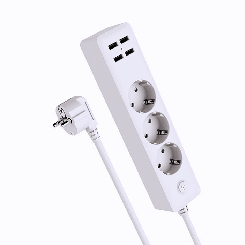 俄罗斯插板欧规插排欧标usb插线板德式排插韩国拖线板源头工厂