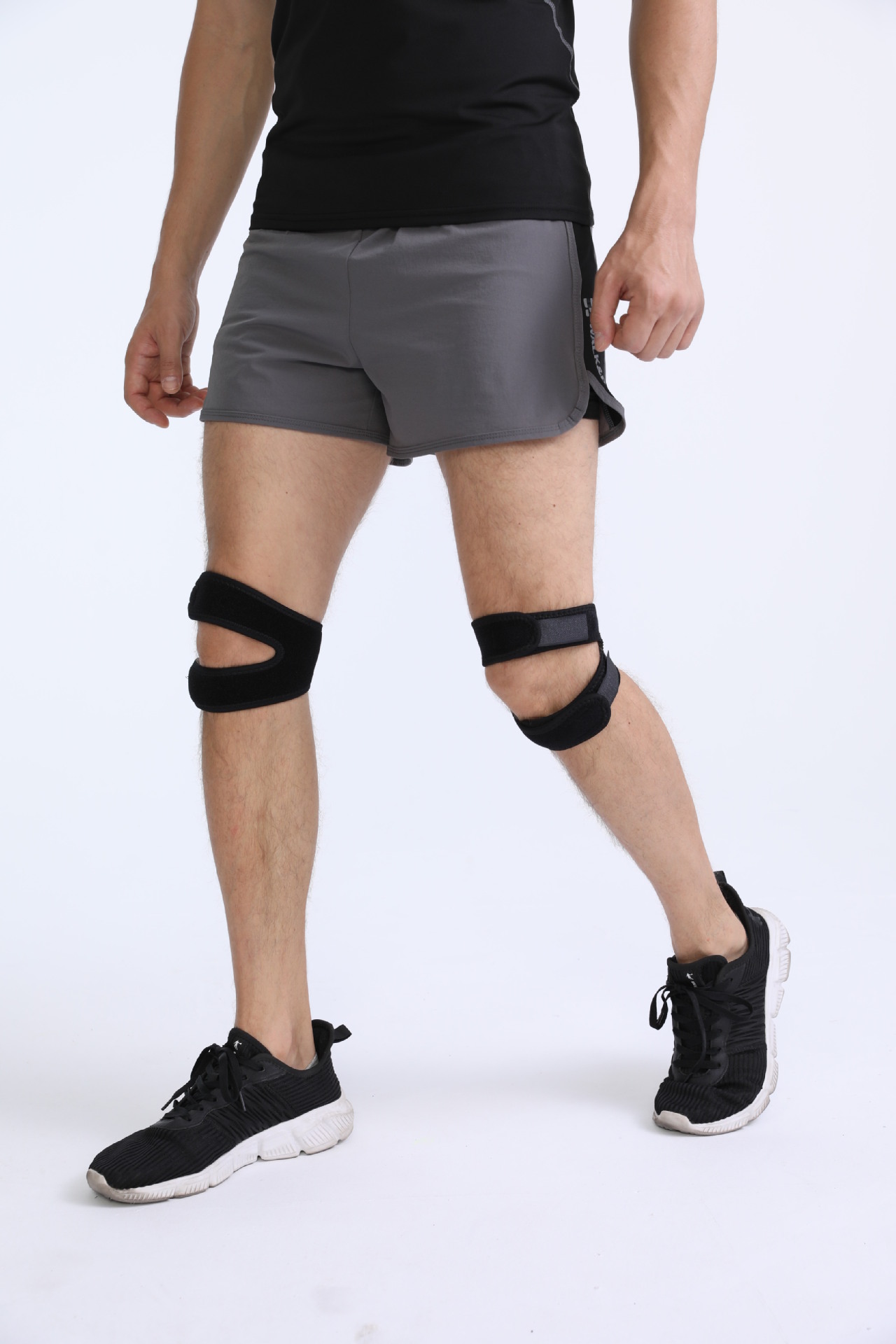 运动双髌骨带保护男护膝膝盖跑步冰骨带羽毛球爬山