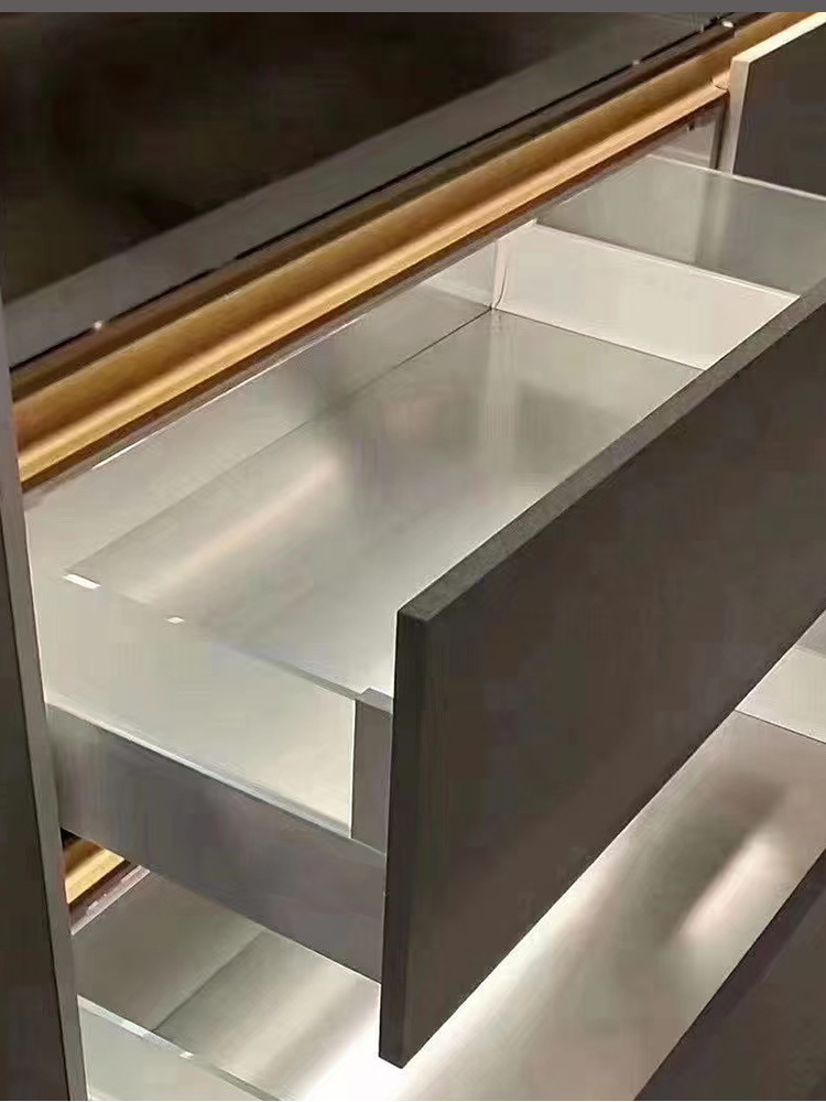 铝合金橱柜免拉手隐形厨房柜体暗拉手c型隐藏地柜吊柜上中下拉手