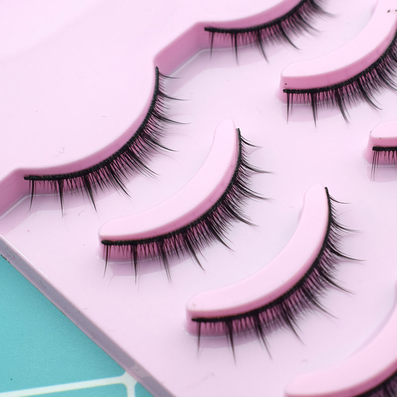 假睫毛整条短款适合内双小自然逼真硬梗撑双眼皮素颜裸妆真707