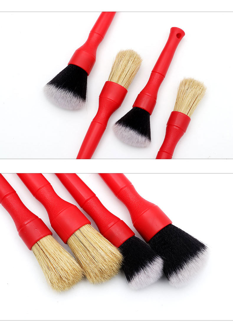 汽车内饰清洁刷 圆头软毛刷 detail factory同款清洁刷缝隙软毛刷