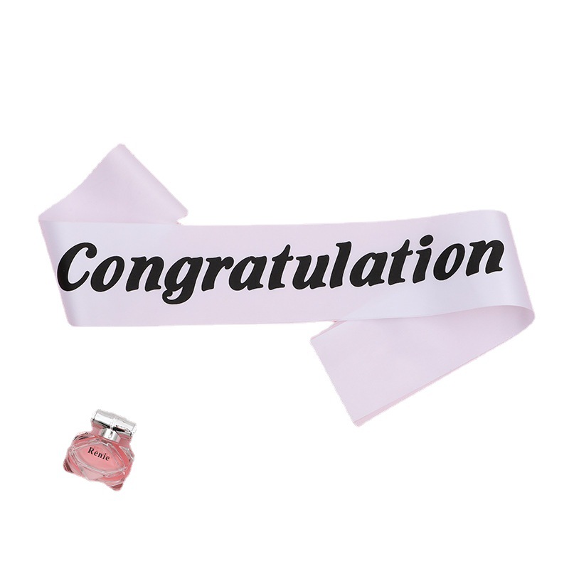 Ceremonial Belt Congratulations Celebration Congratulations Shoulder Strap Party Birthday Congratulation Welcome Awards Police Uniform Ribbon