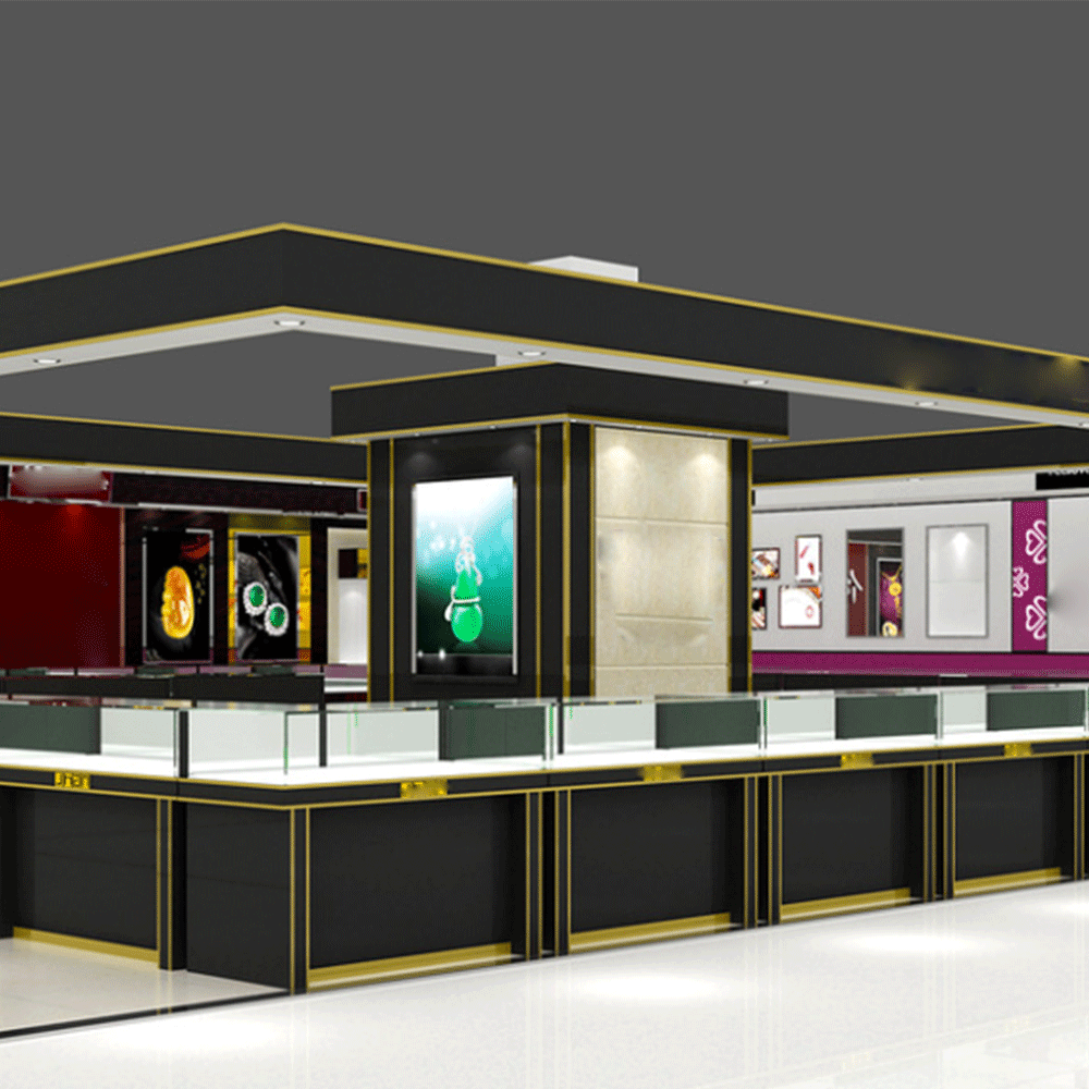 彩妆展示柜商场定制化妆品展柜亚克力面板展架烤漆口红展示柜商品描述