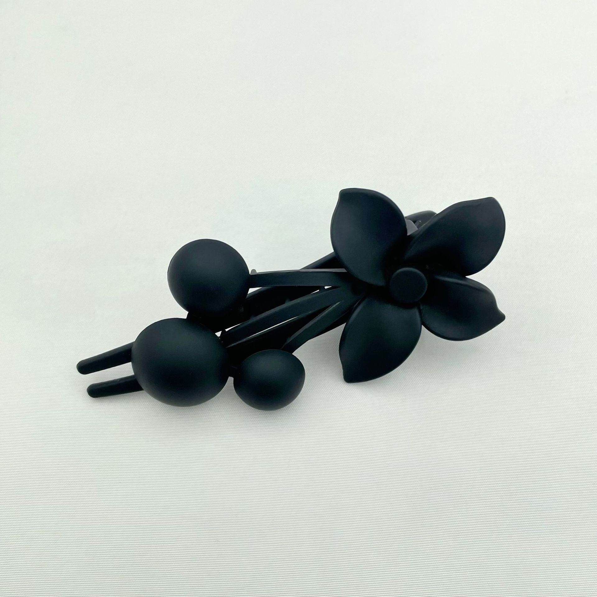 Cross-Border New Flower Duckbill Clip Frosted Texture Large High Ponytail Updo Hair Clip Hair Accessories Headdress Wholesale