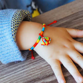 2021端午节五彩绳小粽子手链手工编织手绳宝宝男女婴儿童饰品礼物