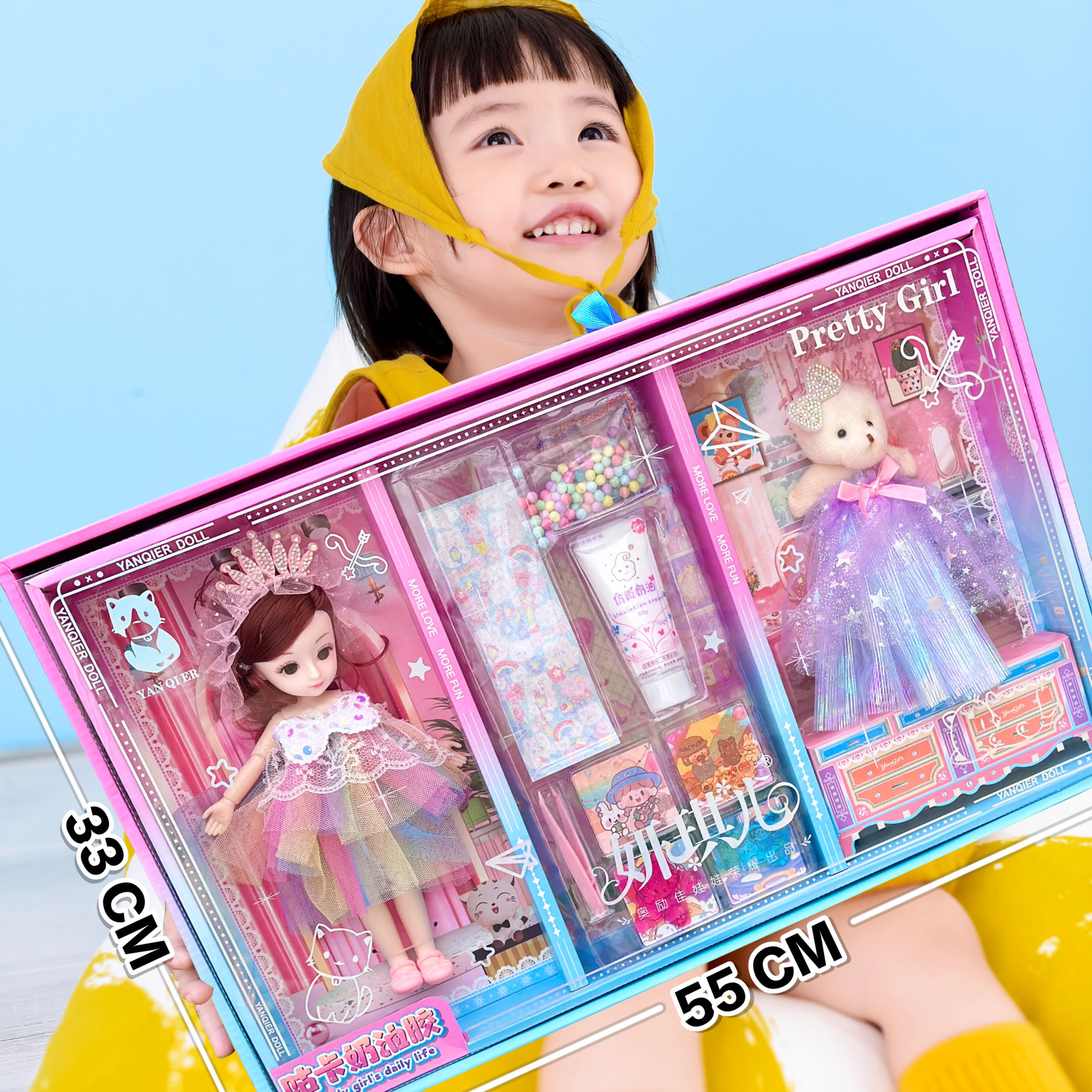 Wholesale Barbie Doll Gift Set Simulation Princess Girl Children's Toy Agency Enrollment Gift Free Shipping