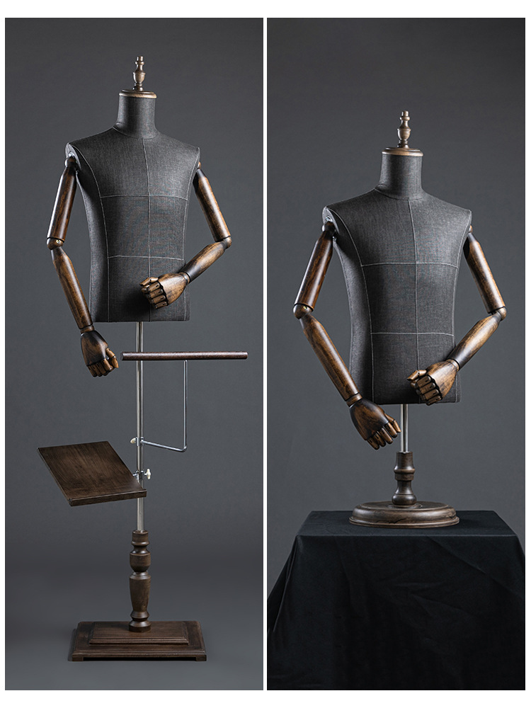 0成交2件高档服装店女装橱窗模特道具机械全身男装西服人体展示架假