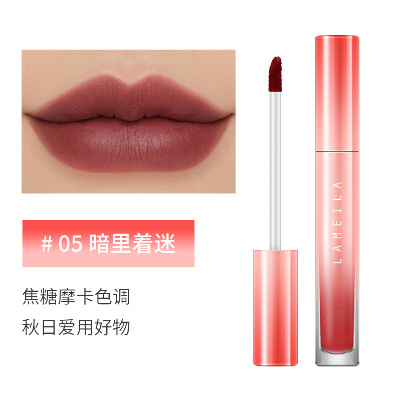 LaMeiLa Soft Glass Lip Lacquer Moisturizing Lip Gloss and Lip Gloss Lip Stain Nourishing Lipstick Lip Lacquer 1040