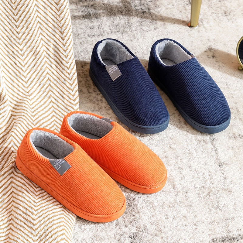 批发大男士冬季棉鞋家用拖鞋码家居防滑女棉室内绒保暖包跟底加厚