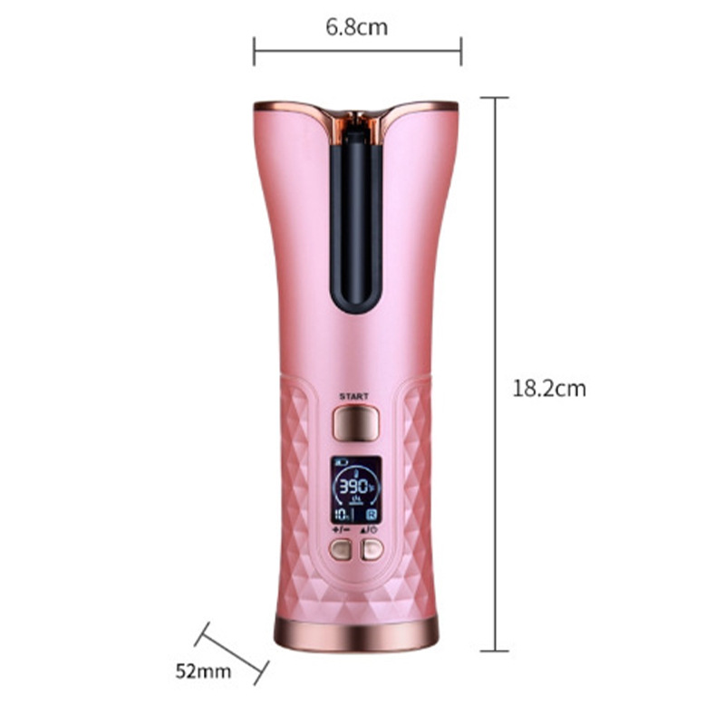 Full-Automatic Ceramic Mini Wireless Electric Hair Curler Anion Does Not Hurt Hair USB Charging Travel Intelligence Hair Curler