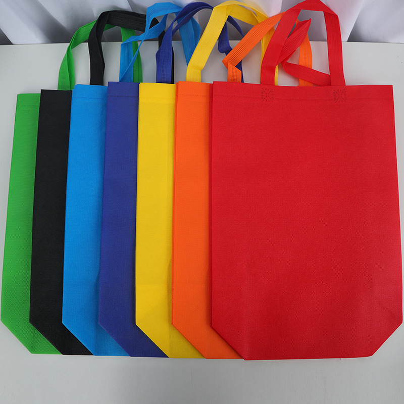 Nonwoven Fabric Bag Wholesale Handbag Bag Horizontal Film Eco-friendly Bag Gift Bag Take-out Shopping Bag Cloth Bag