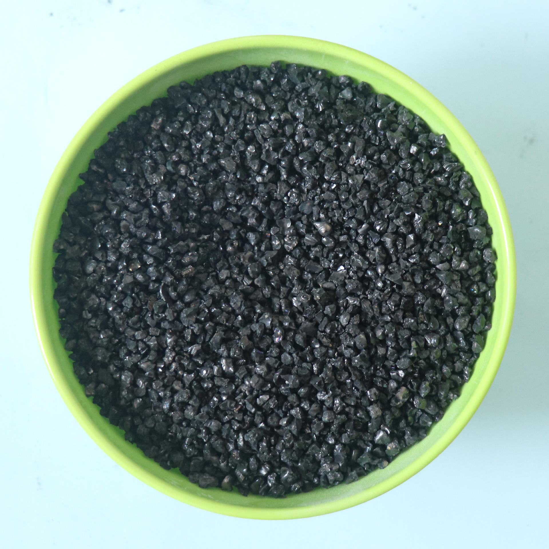 厂家供应黑色1-3mm电气石颗粒 晶体电气石原矿 汗蒸房用电气石块