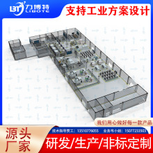 三维设计 3D模型设计 工业方案规划 布局设计 工业动画 机械模型