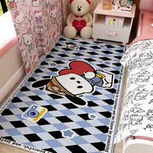 卡通库洛玉桂水晶绒卧室地毯少女床边毯可爱儿童房爬爬垫一件代发