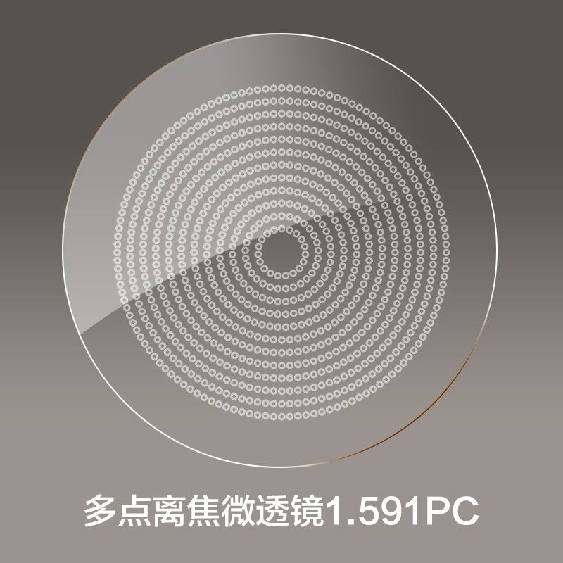 1.59pc环形多点离焦镜片青少年近视管理镜片批发镜片现片-阿里巴巴