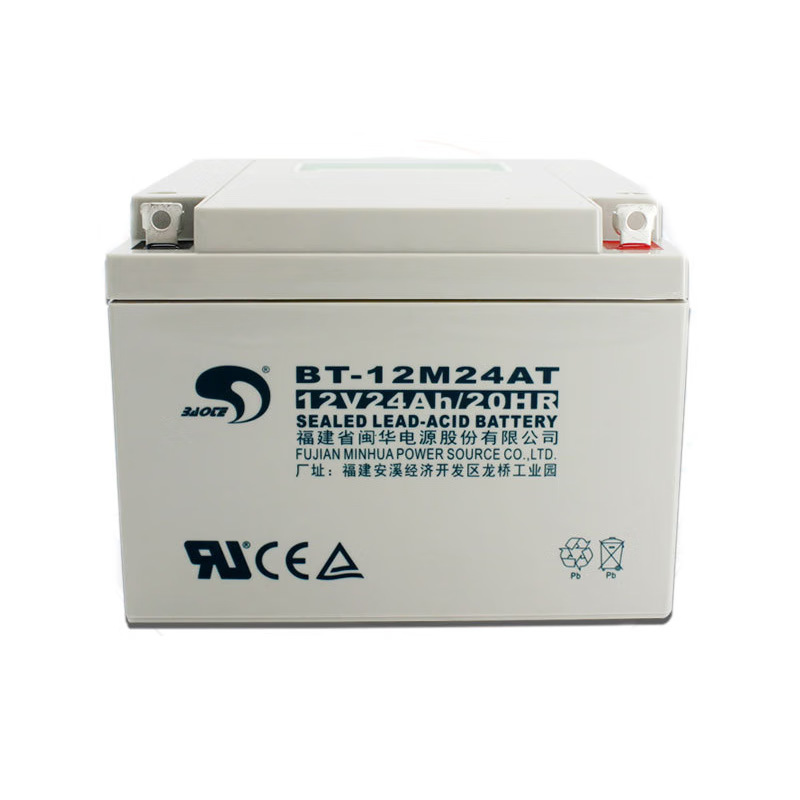 赛特赛特12v24ah蓄电池bt-12m24at海湾消防主机电池ups电源直流屏