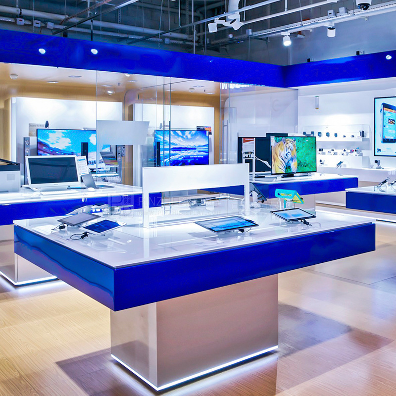 品牌苹果数码手机展示台电子产品展示柜平板笔记本移动营业厅展台