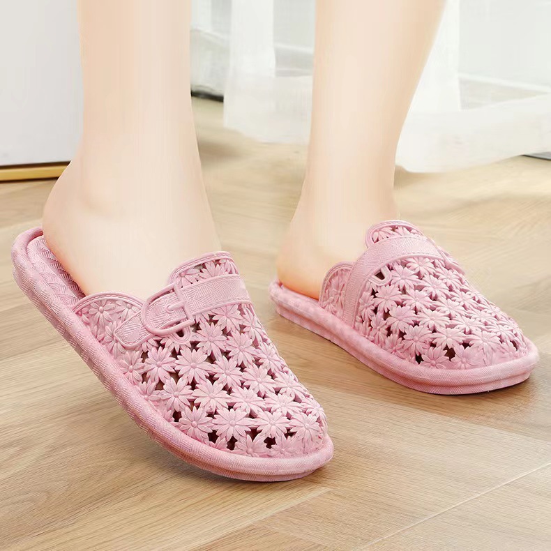 Factory Wholesale New Korean Style Bag Toe Slippers Women's Summer Indoor and Outdoor Fashion Comfortable Half Slippers