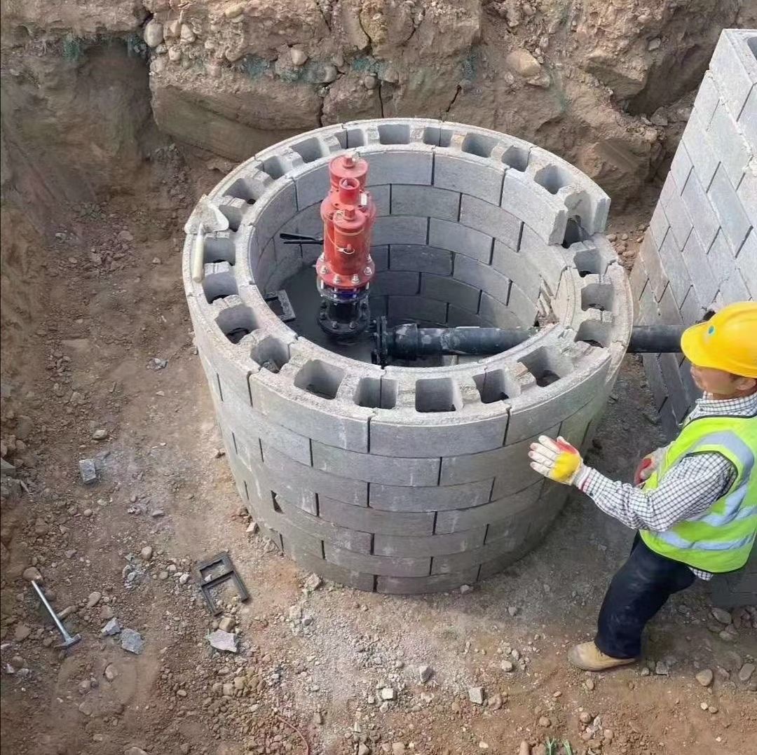 河北砌井模块砖 直径1500 模块式检查井 窨井模块厂家直销