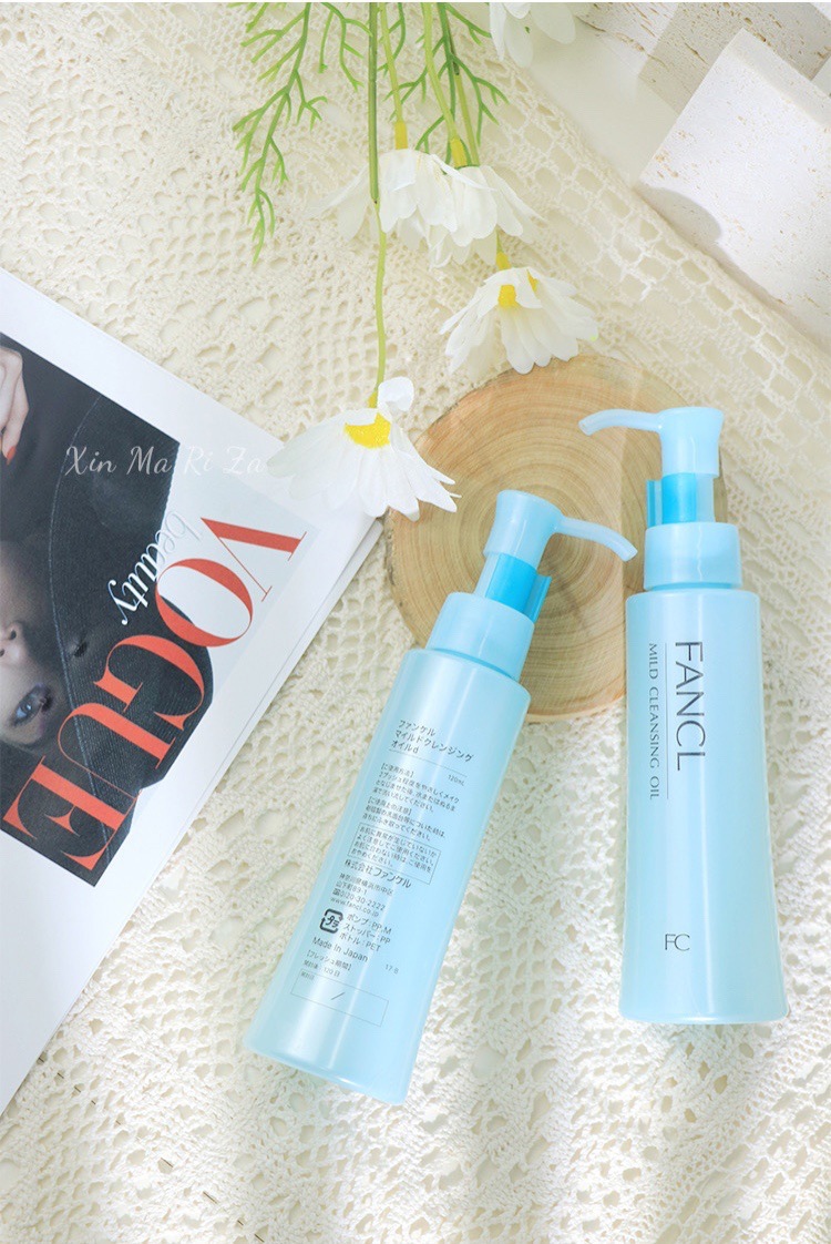 日本fancl芳珂卸妆油面部温和清洁女士眼唇脸部卸妆水120ml两件套