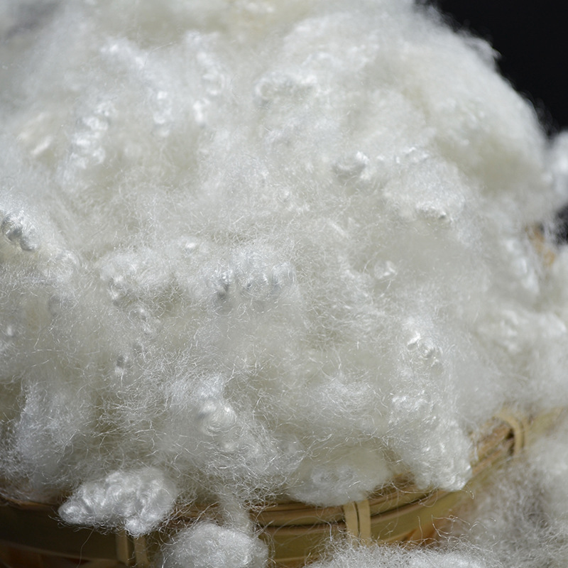 厂家批发枕头枕芯填充棉白色高弹pp棉可公仔棉玩偶坐垫填充棉