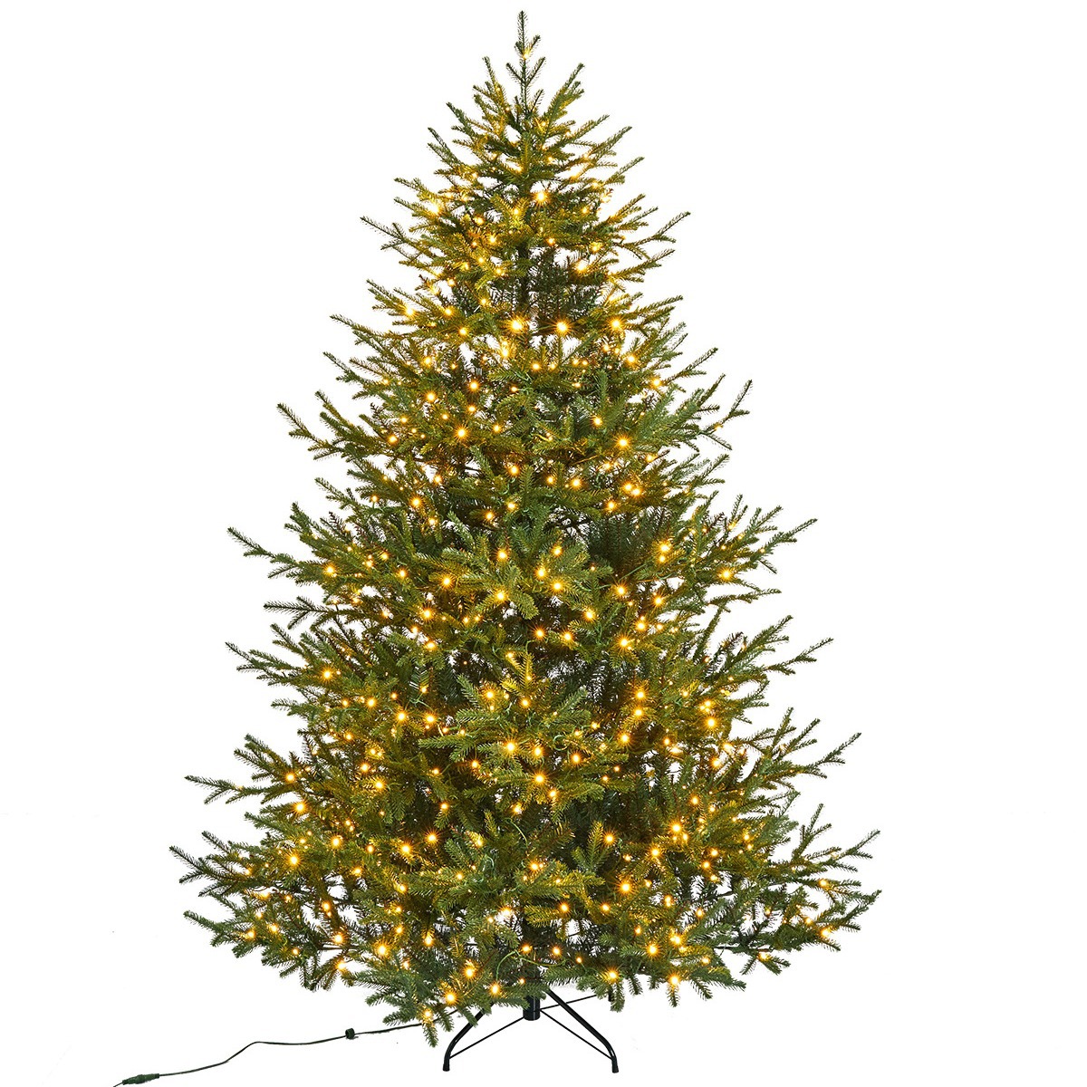 Christmas Decorations High-Grade PE Mixed Christmas Tree with Lights Exported to Amazon Factory Direct Supply 1.8/2.1 M