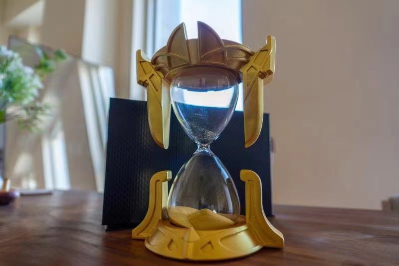 Original Mobile Game Middle Ya Hourglass Model Golden Hourglass 5-Minute Timer Alliance Peripheral Gift Souvenir