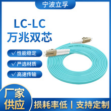 光纤跳线万兆光纤线LC-LC双兆双芯多模双芯 双工光纤跳线尾纤