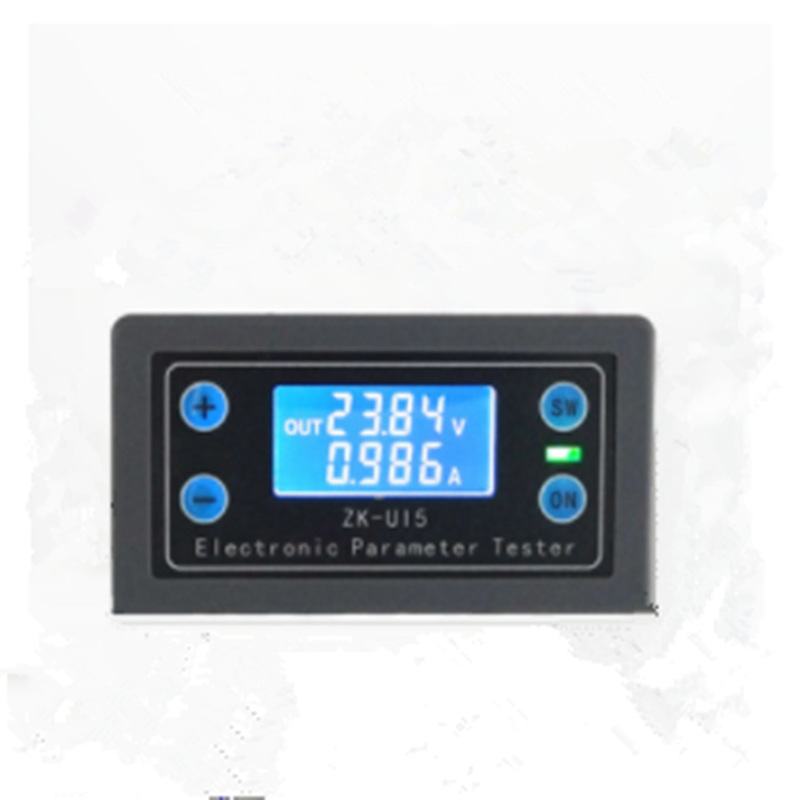 ZK-U15 电压电流表功率容量时间欠压过压保护 电池充电放电控制