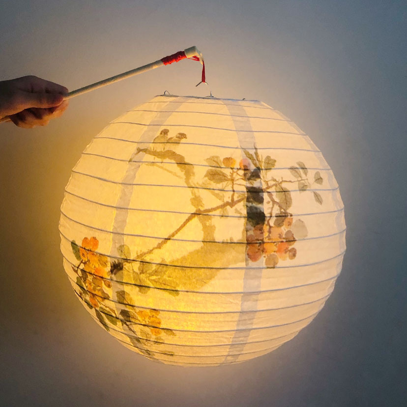 春节花灯中国传统元宵节日灯谜幼儿园汉服猜谜语纸灯谜条配纸灯笼