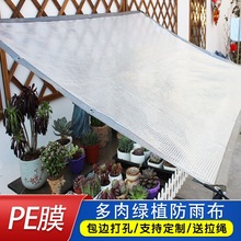 透明防雨布防水塑料篷布加厚绿植多肉花卉阳台庭院户外防晒遮雨布