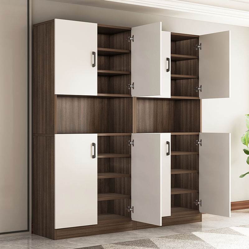 实木鞋柜储物柜一体大容量玄关柜家用门口收纳柜防尘入户储物柜子