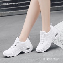 跳广场舞的鞋子不累脚白色杨丽萍女运动舞蹈鞋四季健身操软底防臭