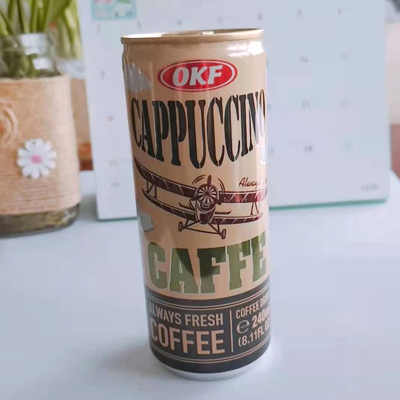 okf咖啡240ml 韩国进口拿铁摩卡卡布奇诺焦糖玛奇朵咖啡味饮料
