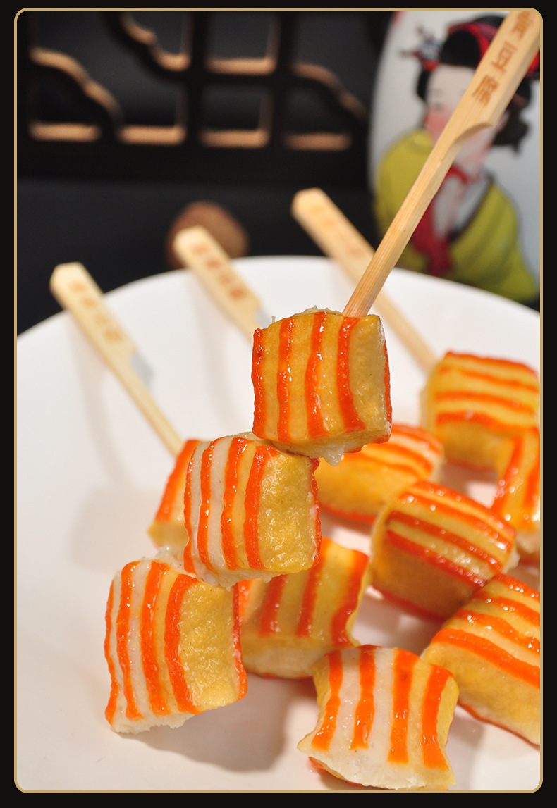 佰腾【脆骨豆腐】日系关东煮火锅食材速冻食品速食商用批发400g