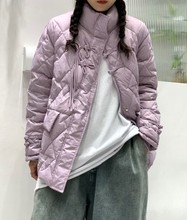 立领羽绒服 2023冬季新款 中国结盘扣外套女气质保暖休闲上衣8610