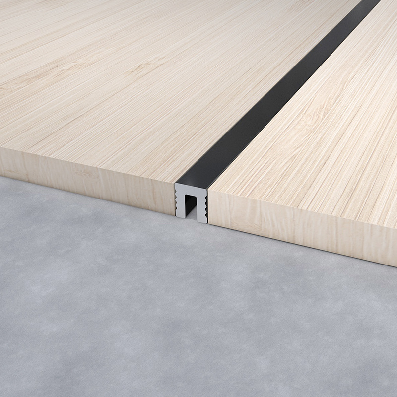 铝合金u型条橱衣柜不锈钢嵌条背景墙吊顶u型槽黑钛金金属装饰线条